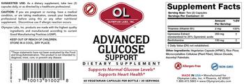 OL Olympian Labs Advanced Glucose Support - supplement