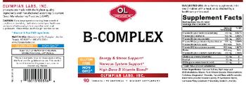 OL Olympian Labs B-Complex - supplement