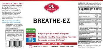 OL Olympian Labs Breathe-EZ - supplement