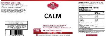 OL Olympian Labs Calm - supplement