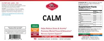 OL Olympian Labs Calm - supplement
