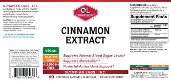 OL Olympian Labs Cinnamon Extract - supplement