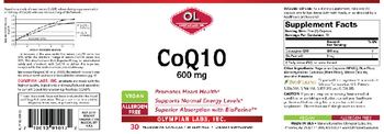 OL Olympian Labs CoQ10 600 mg - supplement