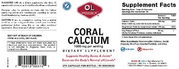 OL Olympian Labs Coral Calcium - supplement