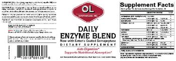 OL Olympian Labs Daily Enzyme Blend - supplement