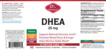 OL Olympian Labs DHEA 25 mg - supplement