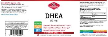 OL Olympian Labs Inc. DHEA 50 mg - supplement
