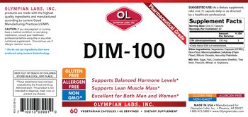 OL Olympian Labs DIM-100 - supplement