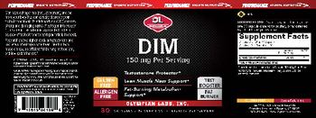 OL Olympian Labs Performance Sports Nutrition DIM 150 mg - supplement