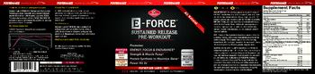 OL Olympian Labs E-Force Fruit Punch Flavored - supplement