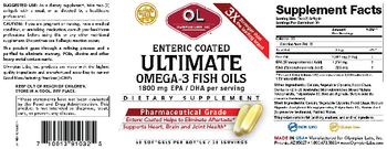 OL Olympian Labs Enteric Coated Ultimate Omega-3 Fish Oils - supplement