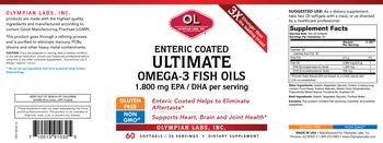 OL Olympian Labs Enteric Coated Ultimate Omega-3 Fish Oils - supplement