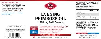 OL Olympian Labs Evening Primrose Oil 1,300 mg - supplement