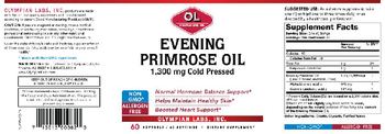 OL Olympian Labs Evening Primrose Oil 1300 mg - supplement