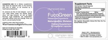 OL Olympian Labs FucoGreen - supplement