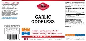 OL Olympian Labs Garlic Odorless - supplement