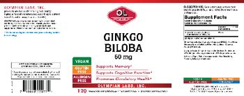 OL Olympian Labs Ginkgo Biloba 60 mg - supplement