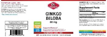 OL Olympian Labs Ginkgo Biloba 60 mg - supplement