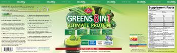 OL Olympian Labs Greens 8 in 1 Ultimate Protein Blueberry - supplement