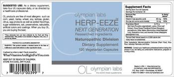 OL Olympian Labs Herp-Eeze Next Generation - supplement