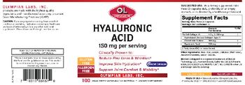 OL Olympian Labs Hyaluronic Acid 500 mg - supplement