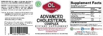 OL Olympian Labs Inc. Advanced Cholesterol Complex - supplement