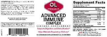 OL Olympian Labs Inc. Advanced Immune Complex - supplement
