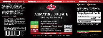 OL Olympian Labs Inc. Agmatine Sulfate - supplement