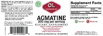 OL Olympian Labs Inc. Agmatine - supplement