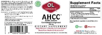 OL Olympian Labs Inc. AHCC - supplement