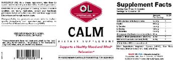 OL Olympian Labs Inc. Calm - supplement