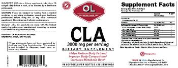 OL Olympian Labs Inc. CLA - supplement