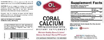 OL Olympian Labs Inc. Coral Calcium - supplement