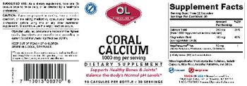 OL Olympian Labs Inc. Coral Calcium - supplement