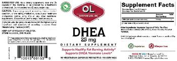 OL Olympian Labs Inc. DHEA 25 mg - supplement