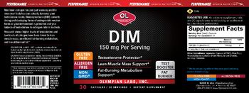 OL Olympian Labs Inc. DIM 150 mg - supplement