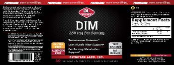 OL Olympian Labs Inc. DIM 250 mg - supplement