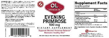 OL Olympian Labs Inc. Evening Primrose 500 mg - supplement