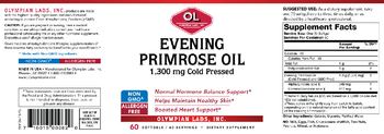OL Olympian Labs Inc. Evening Primrose Oil 1,300 mg - supplement