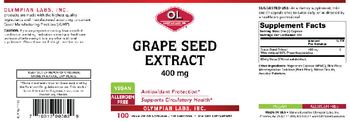 OL Olympian Labs Inc. Grape Seed Extract 400 mg - supplement