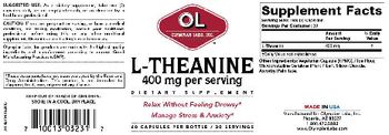 OL Olympian Labs Inc. L-Theanine 400 mg - supplement