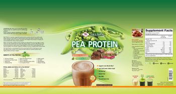 OL Olympian Labs, Inc. Lean & Healthy Pea Protein Chocolate Flavor - supplement