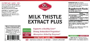 OL Olympian Labs Inc. Milk Thistle Extract Plus - supplement