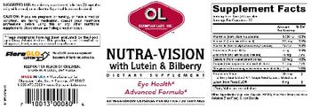 OL Olympian Labs Inc. Nutra-Vision With Lutein & Bilberry - supplement