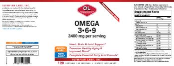 OL Olympian Labs Inc. Omega 3-6-9 - supplement