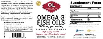 OL Olympian Labs Inc. Omega-3 Fish Oils - supplement