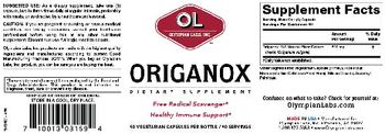 OL Olympian Labs Inc. Origanox - supplement