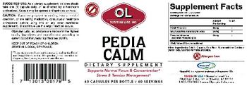 OL Olympian Labs Inc. Pedia Calm - supplement