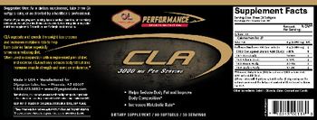 OL Olympian Labs, Inc. Performance Sports Nutrition CLA - supplement