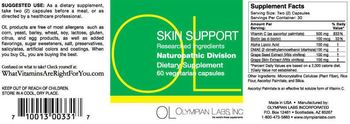 OL Olympian Labs Inc. Skin Support - supplement